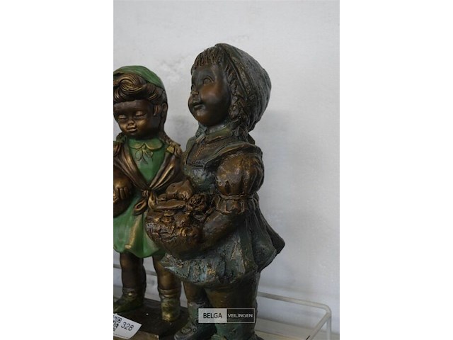 3 beeldjes bronslook - afbeelding 5 van  5