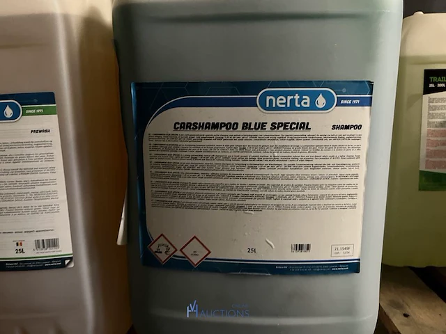3 bidons nerta carshampoo blue special - 25 l - afbeelding 2 van  2