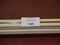 3 bijzettafels glazen blad metalen voet pierre vandel - afbeelding 13 van  13
