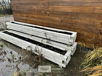 3 bloembakken lengte 2.30m