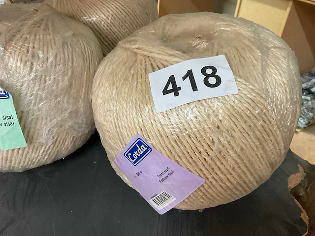 3 bollen sisal koord - afbeelding 2 van  6