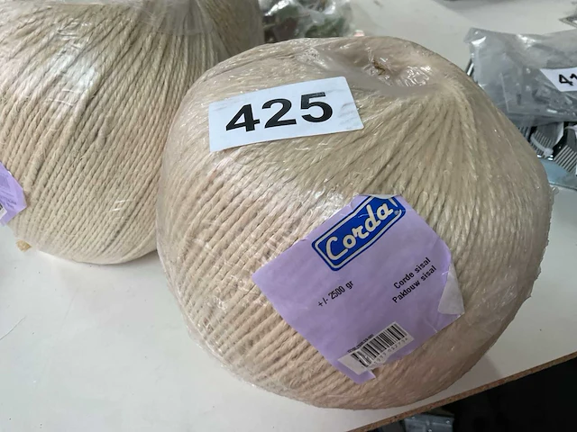 3 bollen sisal koord - afbeelding 2 van  4
