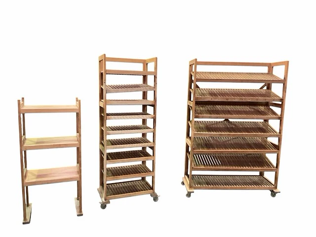 3 broodrekken: 30x50x200 cm, 70x45x200 cm, 66x45x145 cm - afbeelding 5 van  12