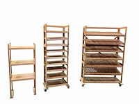 3 broodrekken: 30x50x200 cm, 70x45x200 cm, 66x45x145 cm - afbeelding 5 van  12