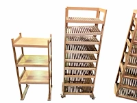3 broodrekken: 30x50x200 cm, 70x45x200 cm, 66x45x145 cm - afbeelding 8 van  12