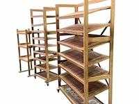 3 broodrekken: 30x50x200 cm, 70x45x200 cm, 66x45x145 cm - afbeelding 11 van  12