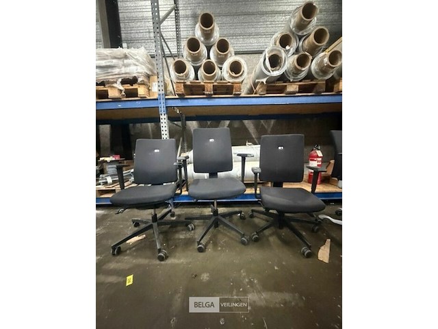 3 bureaustoelen - afbeelding 1 van  2