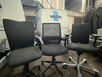 3 bureaustoelen - afbeelding 1 van  1