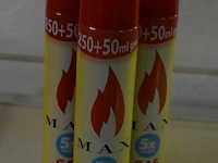 ±3 busjes gas voor aanstekers - afbeelding 1 van  2