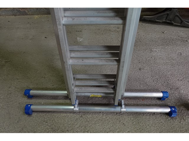 3-delig aluminium ladder - afbeelding 2 van  3
