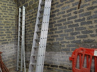 3-delig aluminium ladder - afbeelding 3 van  3