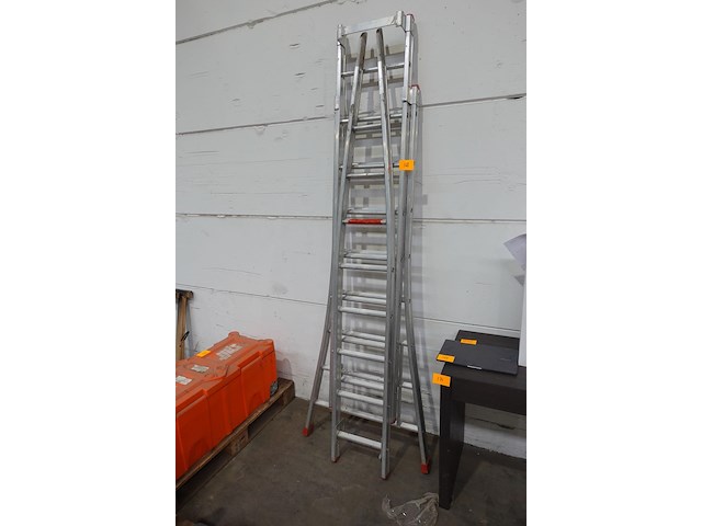 3-delig aluminium ladder - afbeelding 1 van  1
