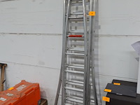 3-delig aluminium ladder - afbeelding 1 van  1
