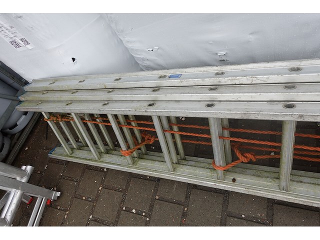 3-delig aluminium ladder - afbeelding 2 van  6