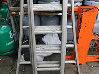 3-delig aluminium ladder - afbeelding 2 van  4