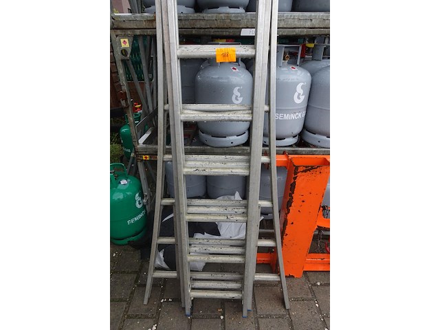 3-delig aluminium ladder - afbeelding 4 van  4