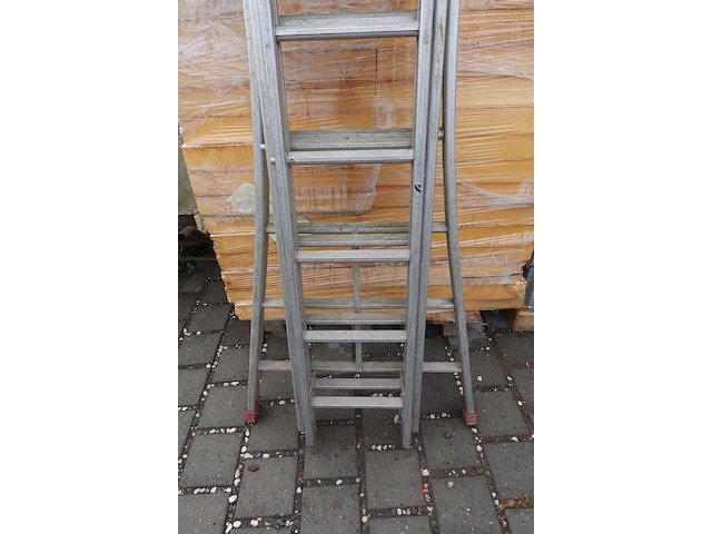 3-delig aluminium ladder - afbeelding 2 van  3