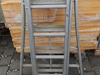 3-delig aluminium ladder - afbeelding 2 van  3