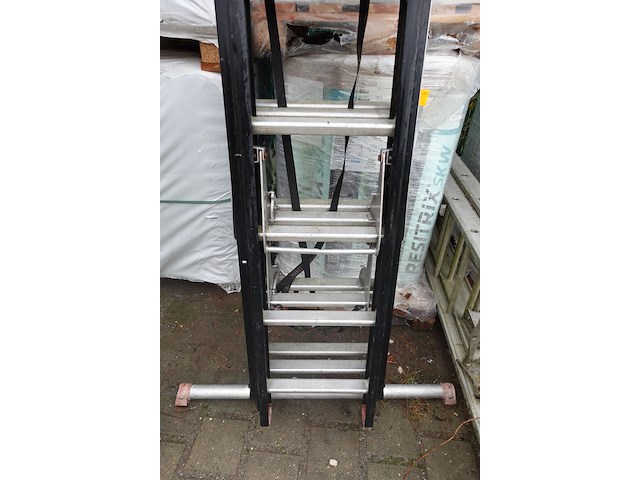 3-delig aluminium ladder - afbeelding 2 van  5
