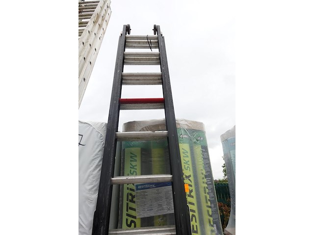 3-delig aluminium ladder - afbeelding 4 van  5