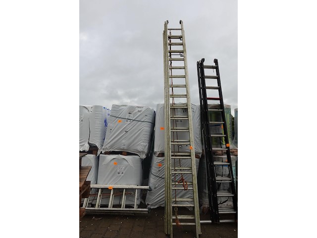 3-delig aluminium ladder - afbeelding 1 van  4