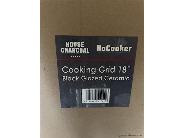 3 delig ceramisch rooster voor kamado bbq - afbeelding 2 van  2