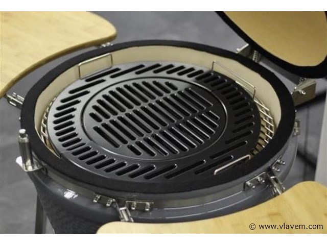 3 delig ceramisch rooster voor kamado bbq - afbeelding 1 van  2