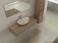 3-delig duo-badkamermeubel - afbeelding 3 van  5