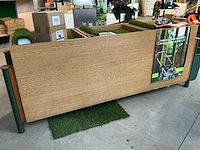 3-delig houten receptie- en baliemeubel - afbeelding 3 van  6