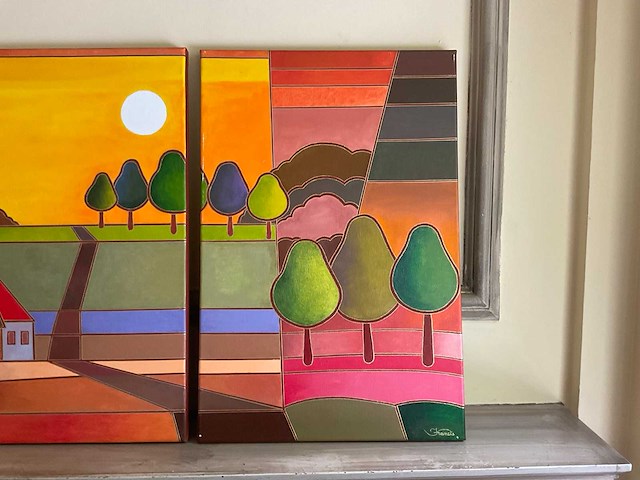 3-delig schilderij - afbeelding 4 van  5