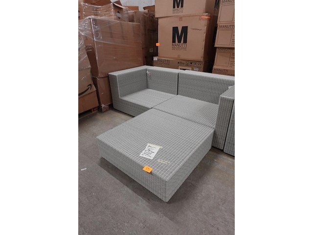 3-delig wicker hoeksalon manutti - afbeelding 2 van  3