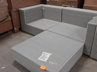 3-delig wicker hoeksalon manutti - afbeelding 2 van  3