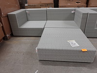 3-delig wicker hoeksalon manutti - afbeelding 1 van  3