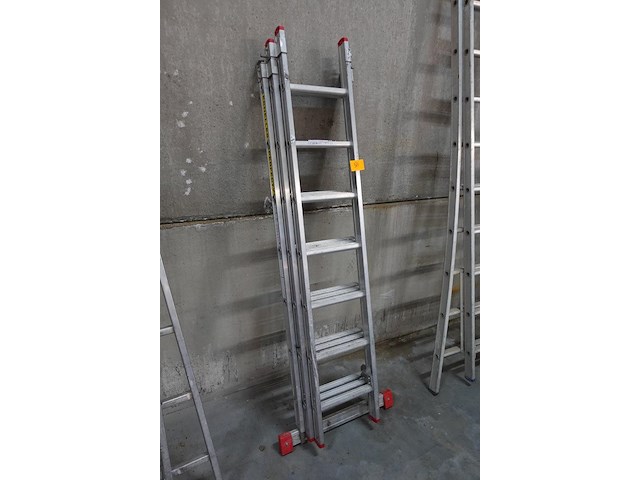 3-delige alu ladder perfecty - afbeelding 2 van  4