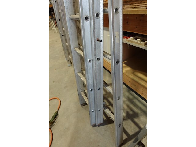 3-delige alu ladder - afbeelding 2 van  2