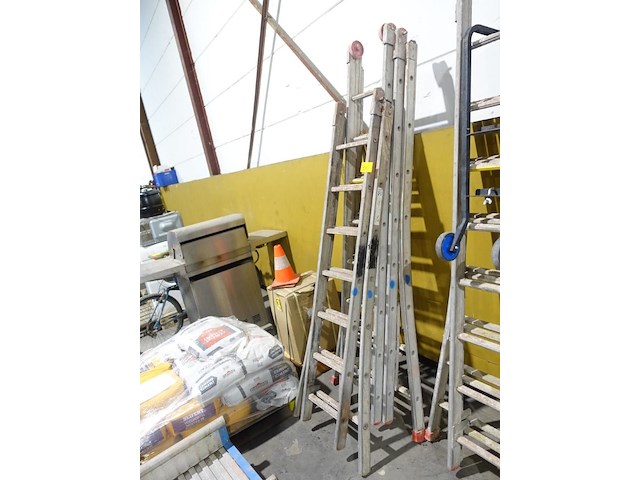 3-delige alu ladder - afbeelding 2 van  2