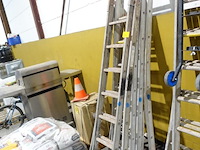 3-delige alu ladder - afbeelding 2 van  2