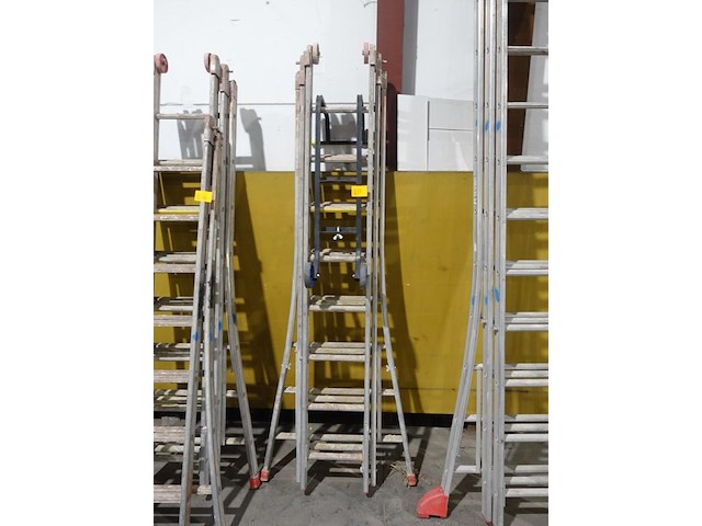 3-delige alu ladder - afbeelding 1 van  3