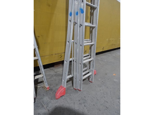 3-delige alu ladder - afbeelding 2 van  2