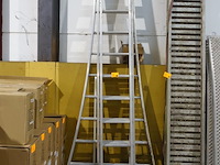 3-delige alu ladder - afbeelding 1 van  1