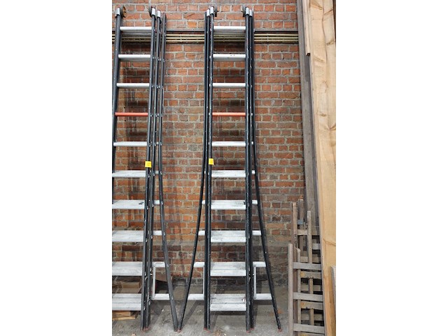 3-delige alu ladder - afbeelding 1 van  3