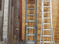 3-delige alu ladder - afbeelding 1 van  4