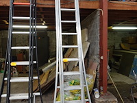 3-delige alu ladder - afbeelding 1 van  3