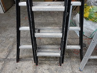 3-delige alu ladder - afbeelding 2 van  3