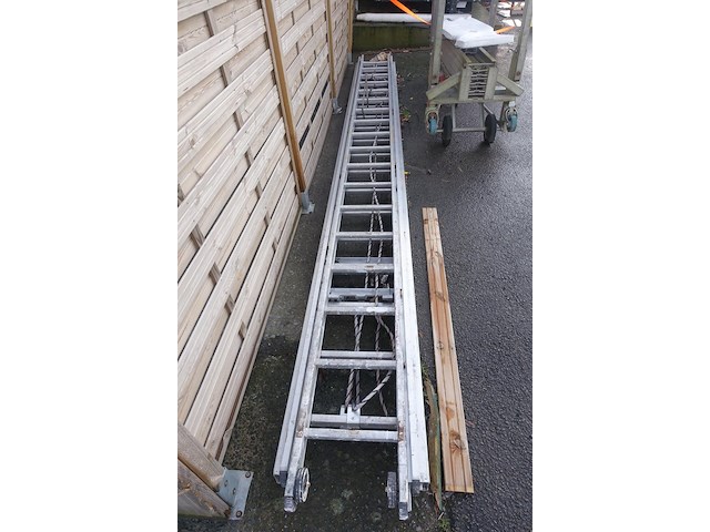 3-delige alu ladder - afbeelding 1 van  2