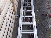 3-delige alu ladder - afbeelding 2 van  2