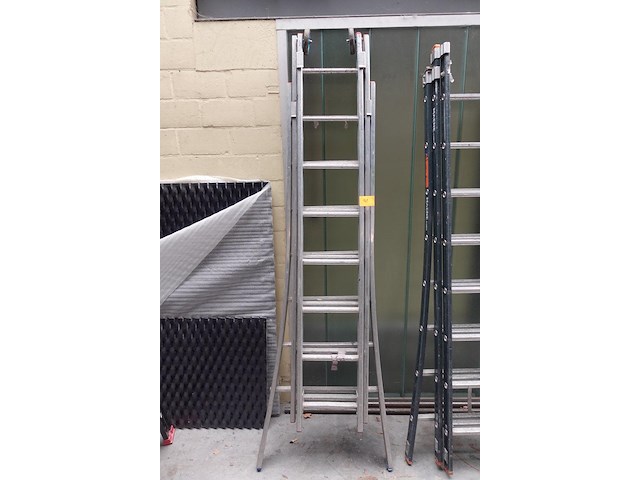 3-delige alu ladder - afbeelding 1 van  3