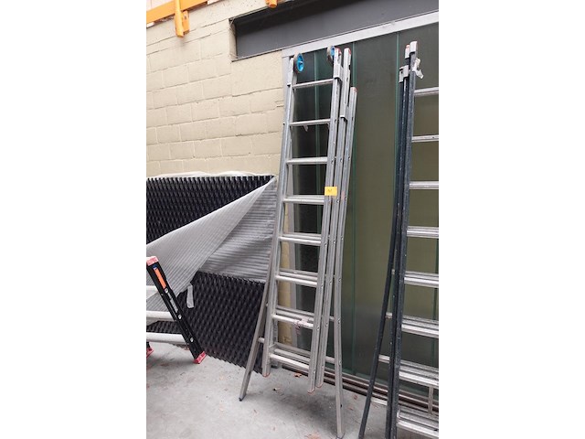 3-delige alu ladder - afbeelding 2 van  3
