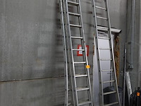 3-delige alu ladder - afbeelding 1 van  3