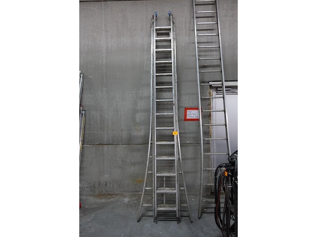 3-delige alu ladder - afbeelding 2 van  3